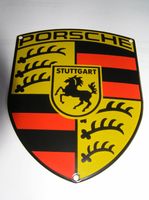 Porsche Emblem Wappen 12x15 cm Wandsbek - Hamburg Poppenbüttel Vorschau