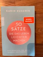 Buch „50 Sätze… “ von Karin Kuschik Düsseldorf - Friedrichstadt Vorschau