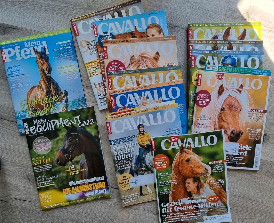 7x Cavallo Zeitschrift Pferde und Reiter-Magazin in Großheide