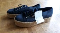 NEU Superga Sneaker Plateau Bast blau marine Nordrhein-Westfalen - Unna Vorschau