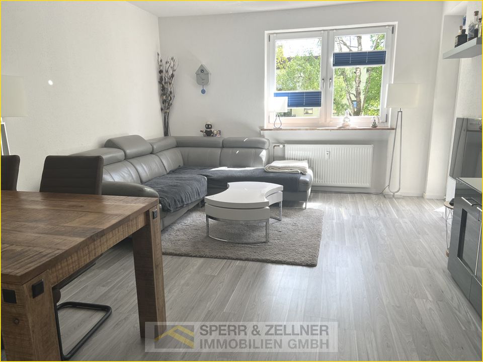 Erding - Renovierte 3-Zimmer-Wohnung mit Balkon und Tiefgaragenstellplatz in zentraler Lage in Erding