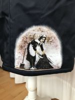 Brandalised By Home Base Parka Jacke in blau mit Bansky Motiv Baden-Württemberg - Fellbach Vorschau