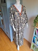 Zara Maxi Kleid Muster lang Baumwolle Leinen XXL Bayern - Otterfing Vorschau