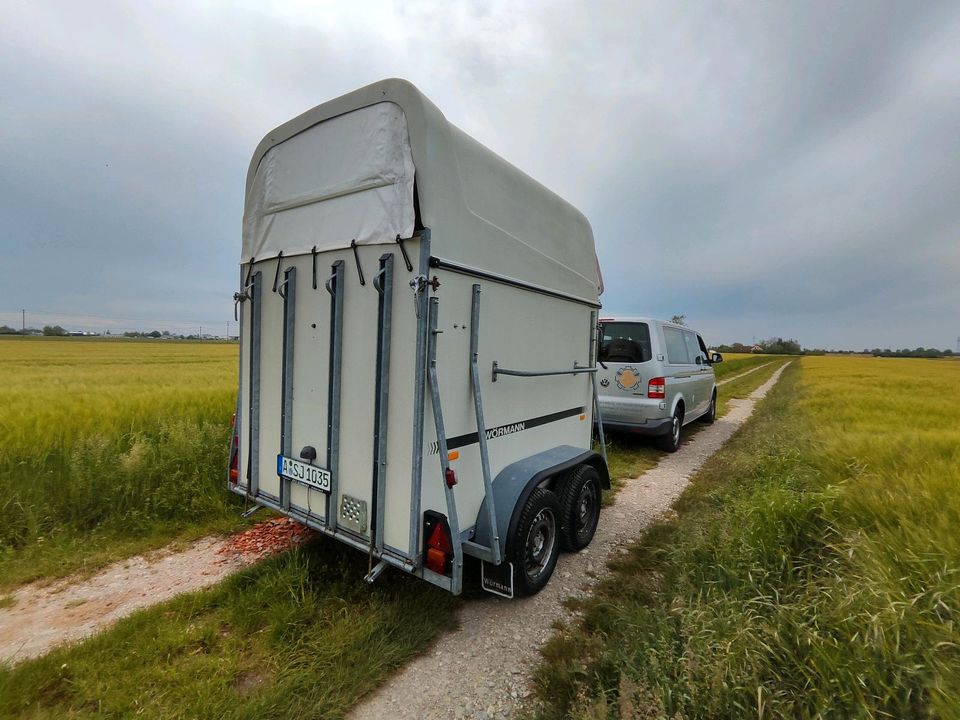 Pferdeanhänger 2 Pferde mit Frontausstieg mieten Miete Verleih in Königsbrunn