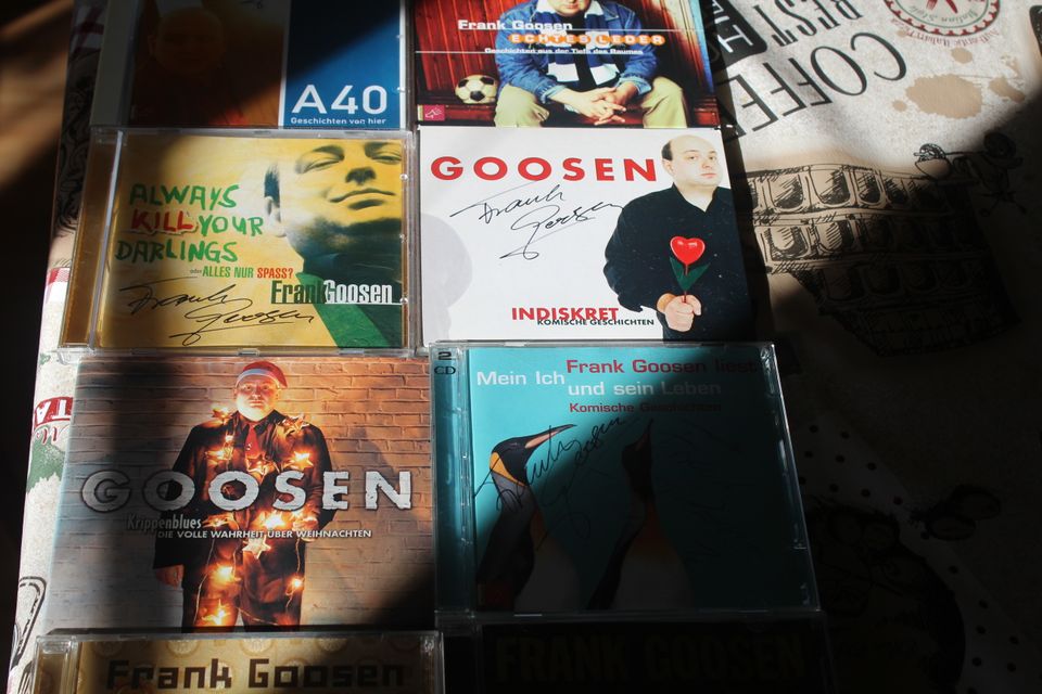 Frank Goosen 8 CDs alle signiert Porto erfragen in Löhne