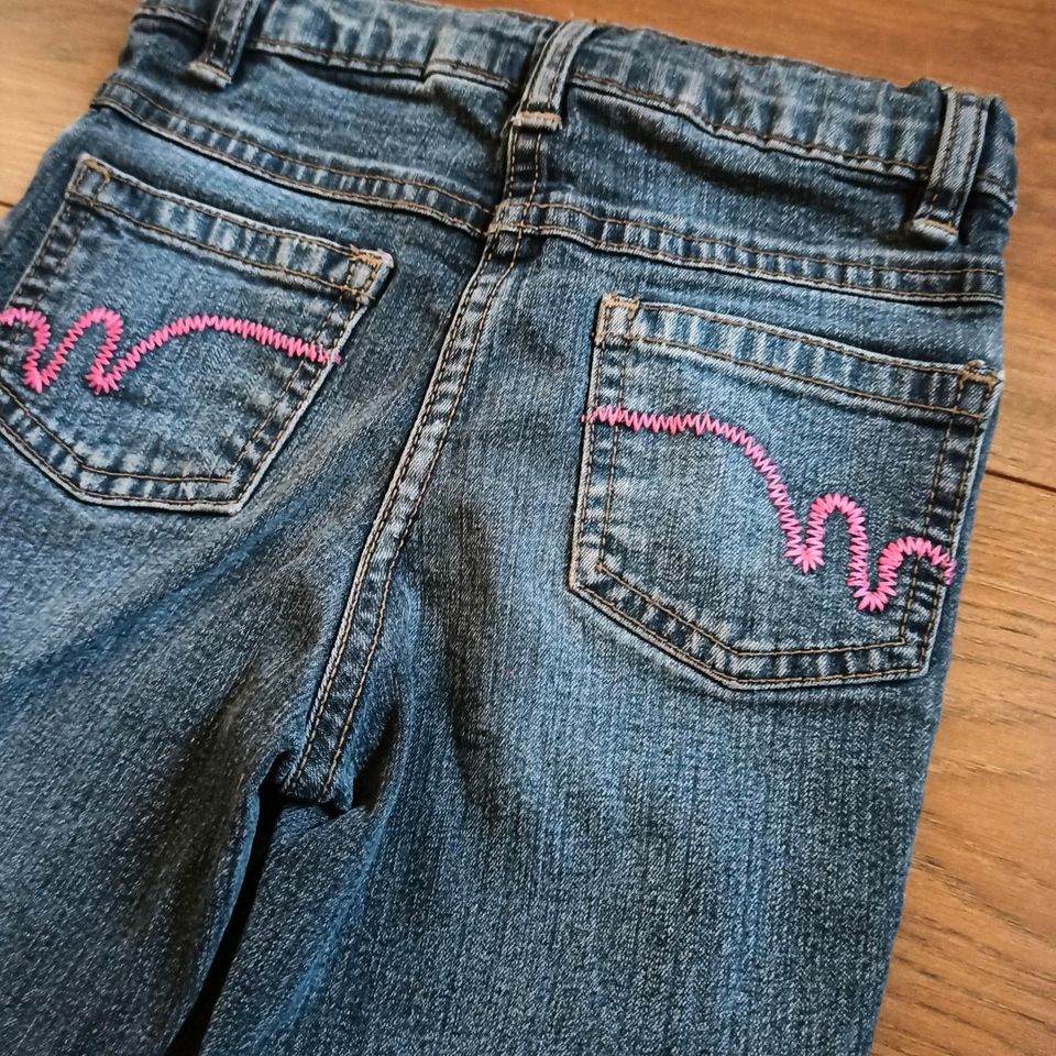 Flared Jeans, ausgestellte Jeans, Hose von Palomino, Gr. 110 in Eching (Niederbay)