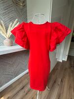 Zara Kleid mit Volant Ärmel Gr. L Düsseldorf - Unterrath Vorschau