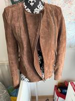 Wildleder Jacke dunkelbraun - Mango Größe S Kr. München - Unterhaching Vorschau