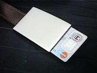 Gürtelschließe mit Geheimfach für Kreditkarte in silber Nordrhein-Westfalen - Bad Salzuflen Vorschau