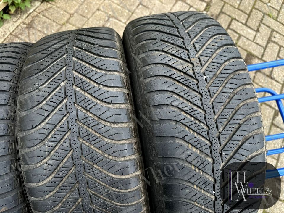 ALLWETTERREIFEN ➡️ Alufelgen 15 Zoll 5x100➡️ 195/55 R15 GOODYEAR Ganzjahresreifen Reifen Felgen➡️ VW POLO 6R 9N FOX AUDI A1 SEAT IBIZA 6J 6L TOLEDO NH SKODA FABIA 5J ROOMSTER PRAKTIK RAPID Allwetter in Bünde