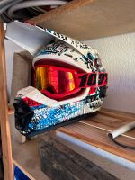 O’Neal Motorcross Helm Mit 100% Brille in Rot Brille 3 mal getrag Bayern - Grafenwöhr Vorschau