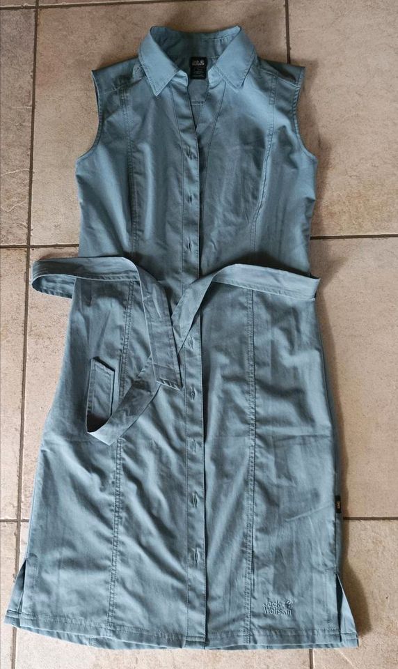 Sommerkleid Jack Wolfskin in Grau-Blau in Zeilarn