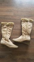 Stiefel Gr. 38 beige Hessen - Kassel Vorschau