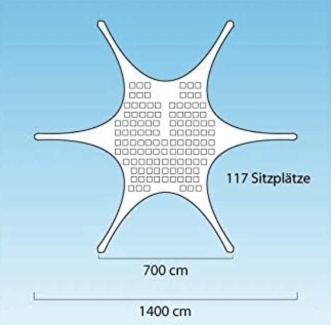 ☆XL Sternzelt 14m ca.40qm  Mieten Soundboks 3 & 4 Partyzelt in Berlin