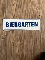 Metallschild Biergarten Schild Metall Biergarten Baden-Württemberg - Leutkirch im Allgäu Vorschau