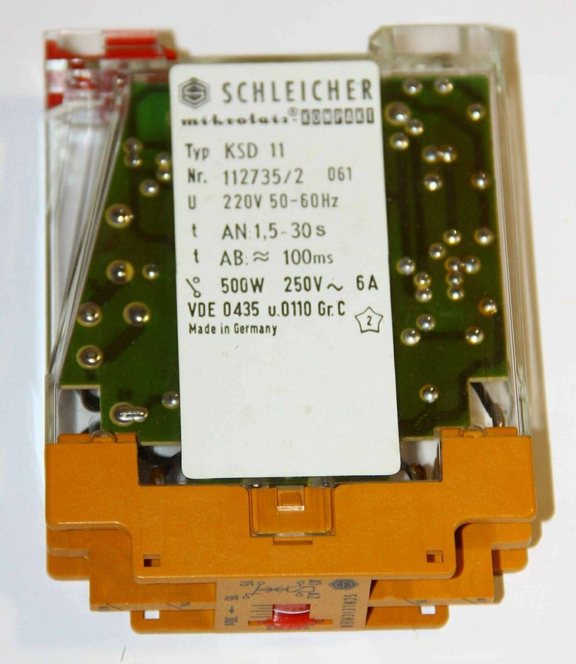 Schleicher Zeitrelais KSD 11 1,5 - 30 S neuwertig in Bad Tölz