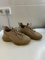 Steve Madden Schuhe Sneaker low SM NY90 beige braun Glitzersteine Hessen - Babenhausen Vorschau