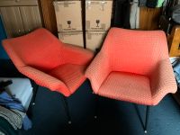 Zwei Cocktail-Sessel aus DDR-Zeiten, orange, gebraucht Sachsen-Anhalt - Magdeburg Vorschau