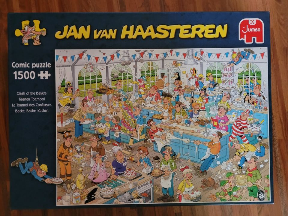 Puzzle : van Haasteren : Backe,backe Kuchen 1500 Teile in Rüsselsheim