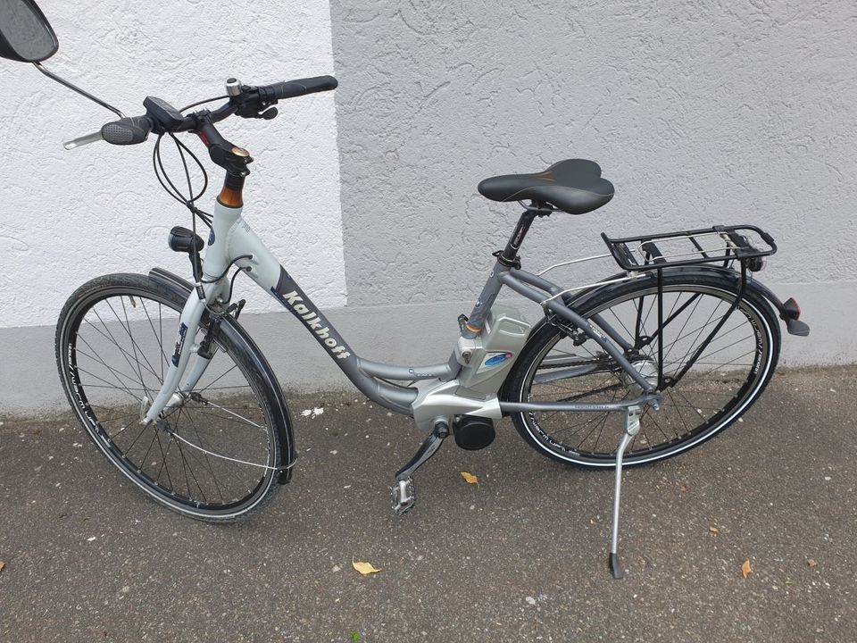 E-Bike Pedelec Kalkhoff 28" Mittelmotor 7-Gang Freilauf + 2 Akkus in Crailsheim