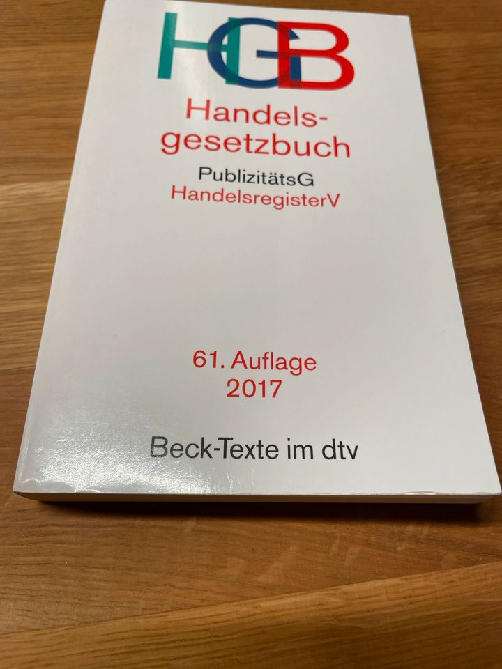HGB ISBN 978-3-423-05002-9 61. Auflage/2017 Taschenbuch in Unterwellenborn