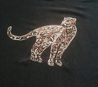 Damen-Tshirt schwarz mit Aplikaton Hessen - Hainburg Vorschau