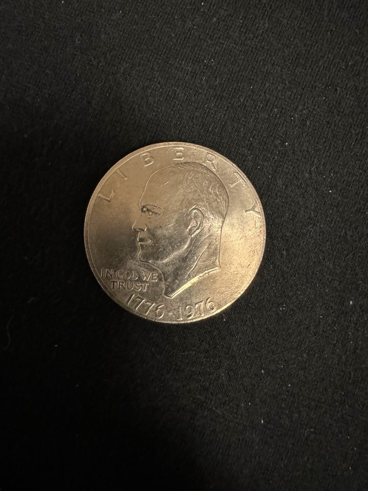 USA 1 Dollar Silbermünze  1776-1976 in Tübingen