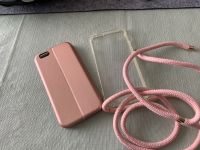 iPhone 7/ Hülle rosa  und Hülle durchsichtig mit Umhänge Kette Saarland - Mandelbachtal Vorschau