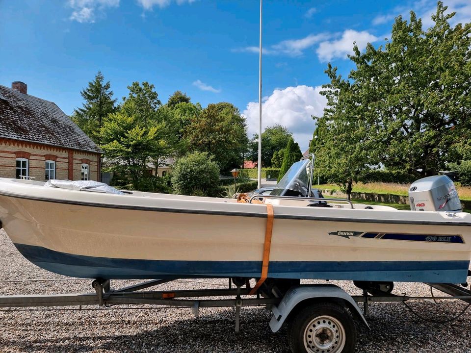 Örnvik 490 RLX Motorboot 40Ps Mariner inkl Trailer in Flensburg