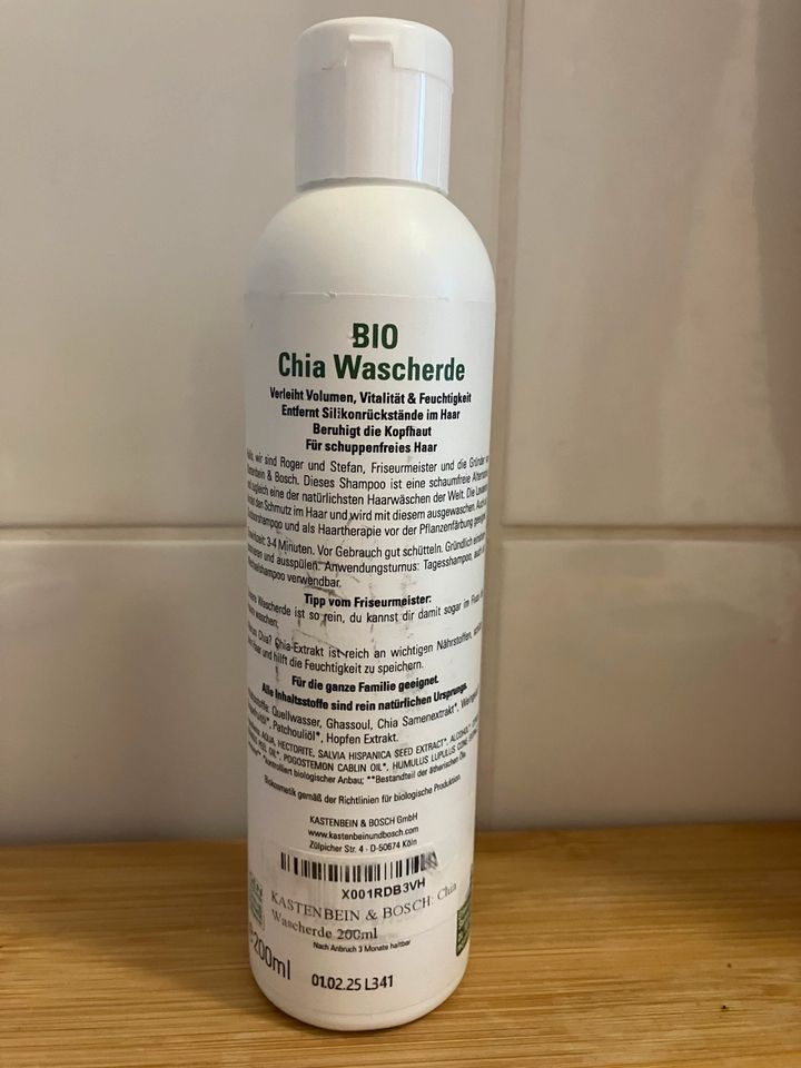 NEU Kastenbein & Bosch Chia Wascherde Bio Shampoo Naturkosmetik in Düsseldorf