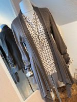 Strickcardigan Schalkragen taupe Gr. M mit Shirts Bielefeld - Brackwede Vorschau