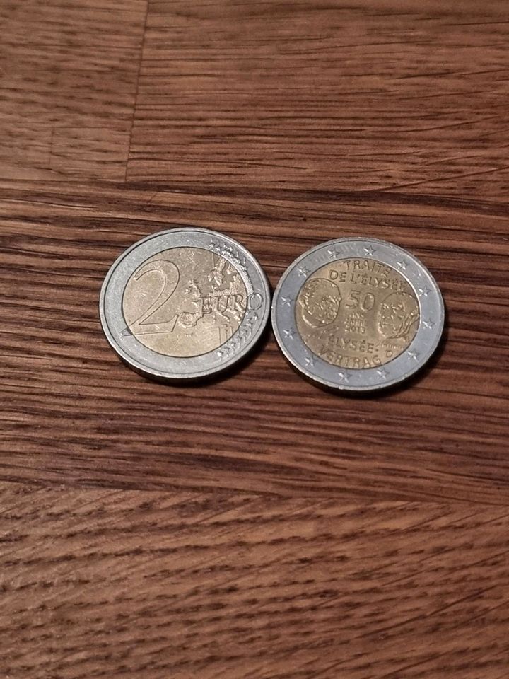2 Euro Münze Elysee Vertrag 2013 A,D,J in Stechow-Ferchesar