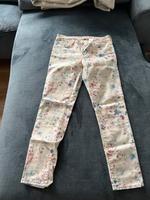 Mavi-Jeans weiß mit Blumenaufdruck Sachsen - Chemnitz Vorschau