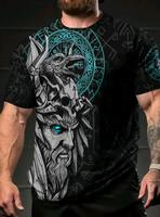 Herren T-Shirt mit Wikinger Adler Aufdruck Neu Bayern - Kötz Vorschau