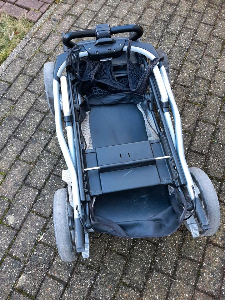 Kinderwagen für Zwillinge mit Lenkrad von Peg-Pélegro in Düsseldorf