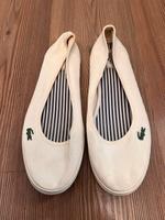 Lacoste Ballerina Damen Weiß Gr. 42 Niedersachsen - Wunstorf Vorschau
