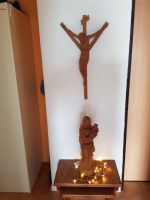 Jesus Kreuz und Maria Holzfiguren, massiv Nordrhein-Westfalen - Emsdetten Vorschau