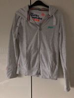 Superdry Sweatshirtjacke/Weste hellgrau meliert Gr. S Baden-Württemberg - Karlsruhe Vorschau