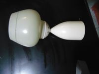 50er Jahre Lampe, Dekenleuchte, Original, Vintage, Glasschirm Bayern - Erlangen Vorschau