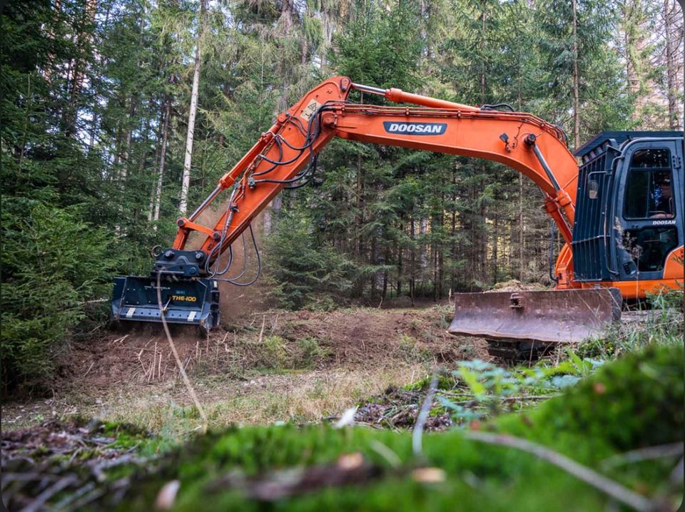 Bagger arbeiten in Hameln