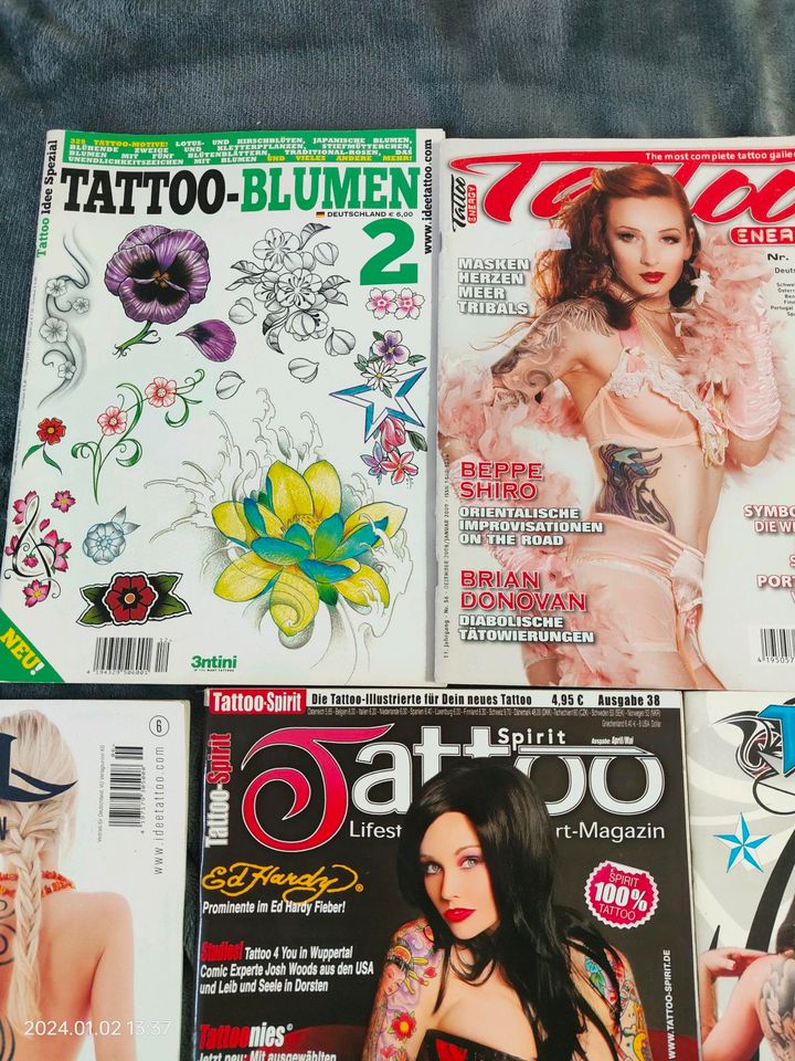 Tattoo Magazine Vorlagen in Hemer