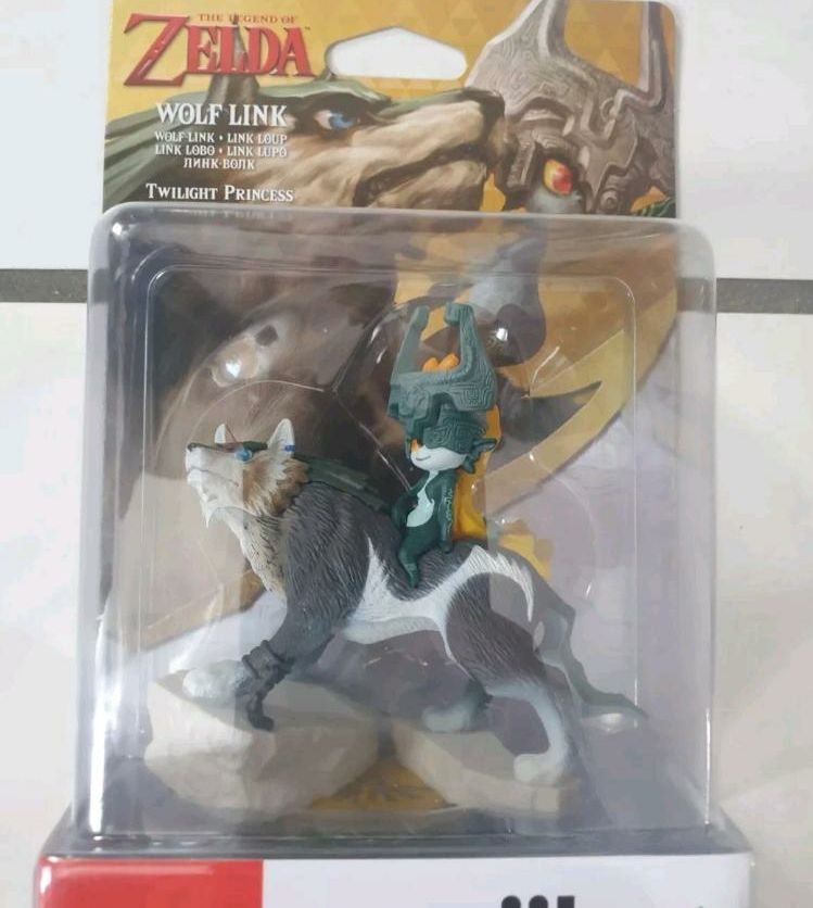 Nintendo The Legend of Zelda: Amiibo Wolf-Link Action-Figur - Meh in Gladbeck