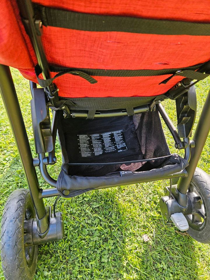 Joie Mytrax rot/lychee Buggy mit Zubehör in Neustadt am Rübenberge