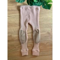 Wollleggings Wollhose Rippstrick mit Leder Kniepatches rosa Altona - Hamburg Lurup Vorschau