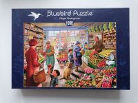 PUZZLE 1000 TEILE - BLUEBIRD - VILLAGE GREENGROCER - COMPLETE München - Bogenhausen Vorschau