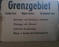 DDR Grenzschild, Schild, Nostalgie, Ostalgie, Grenzgebiet Sachsen - Döbeln Vorschau