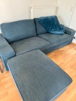 IKEA KIVIK 3er-Sofa + Hocker + Decke, Tallmyra blau NP887€ Sachsen-Anhalt - Magdeburg Vorschau