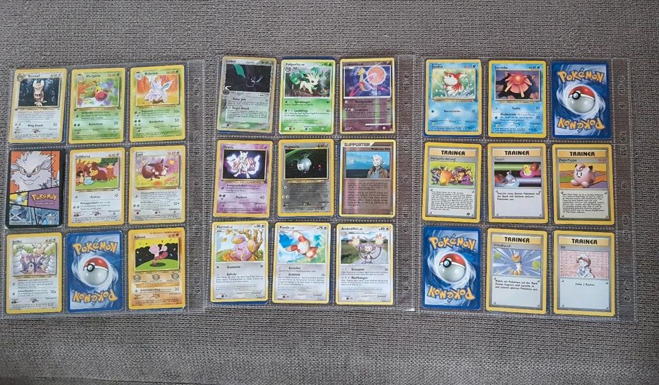 Pokemon Sammelkarten 52 Stk 1995/96 in Niemetal