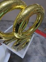 Tischdekoration Styropor Ring Spiegel Tablett Gold verlobung deko Duisburg - Meiderich/Beeck Vorschau
