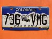 US-Licenseplate Colorado Collectors Vehicle 736VMG Bayern - Hohenwart Vorschau